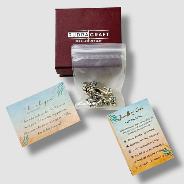 Turkish Skull Motif Men’s Bracelet - 50g Heavy Imported Silver