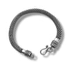 Men’s Bracelet - 925 Sterling Silver, 27.5g, Woven Chain