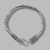 Men’s Fancy Box Chain Bracelet – 925 Silver, 21.7g Oxidised Heavy Design