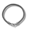 Classic Chevron Men’s Bracelet - 925 Sterling Silver, 16g, Sleek Weave