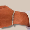 Men’s Oxidised Flat Chain Bracelet – 925 Silver, 11.5g Daily & Party Wear
