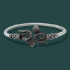 Snake Kada – 925 Silver Adjustable Bracelet, 12.8g Dual Snake Motif