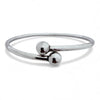 Round Ball Kada – 925 Silver Adjustable Bracelet, 11.9g