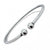 Round Ball Kada – 925 Silver Adjustable Bracelet, 8.5g