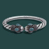 Tribal Firoza Kada – 925 Silver Trending Openable Bracelet, 26g Antique Finish, Handcrafted