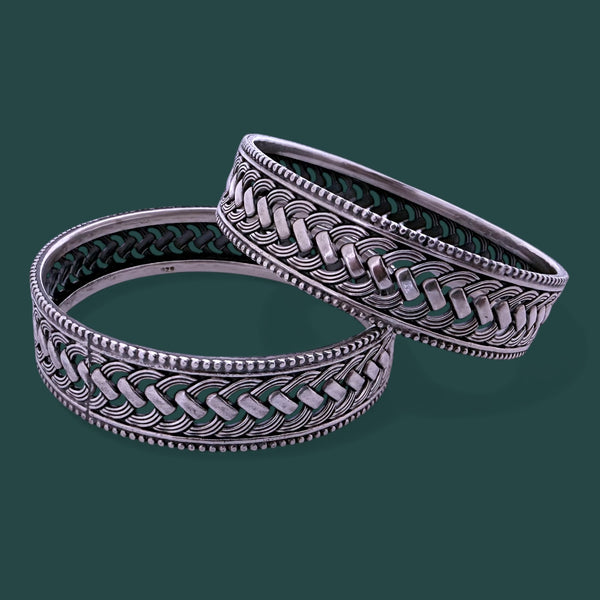 Lightweight Handmade Bangle – 925 Silver, 48g Traditional Daily & Party Wear