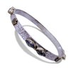 Cut Stone Handmade Bangle – 925 Silver, 42g Rajputi-Style Engraved