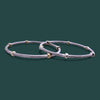 Oxidised Twist Bangle with Gold Beads – 925 Silver, 22g Daily & Party Wear
