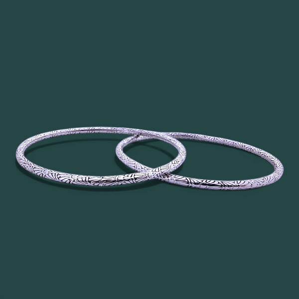 Openable Engraved Bangle – 925 Silver, 18g Lightweight Daily & Party Wear