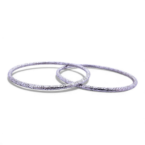 Openable Engraved Bangle – 925 Silver, 18g Lightweight Daily & Party Wear