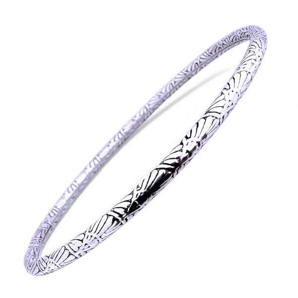 Openable Engraved Bangle – 925 Silver, 18g Lightweight Daily & Party Wear