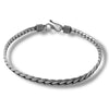 Men’s Oxidised Flat Chain Bracelet – 925 Silver, 11.5g Daily & Party Wear