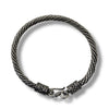 Premium Men’s Bracelet - 925 Sterling Silver, 31g, Intricate Rope Chain