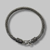 Premium Men’s Bracelet - 925 Sterling Silver, 31g, Intricate Rope Chain