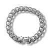 925 Silver Men’s Bracelet – Antique Oxidised Finish, 44.6g