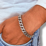 Turkish Men’s Bracelet - 43.6g Heavy Imported Silver