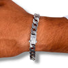 Turkish Men’s Bracelet - 43.6g Heavy Imported Silver