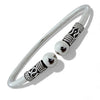 Round Ball Kada – 925 Silver Adjustable Bracelet, 12.5g