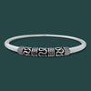 Round Ball Kada – 925 Silver Adjustable Bracelet, 13 g
