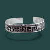 Om Namah Shivay Kada – 925 Silver Bracelet, 29.3g Handcrafted (Unisex)