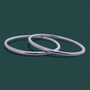 Plain Lightweight Bangle – 925 Silver, 25g Girls & Women Daily Wear