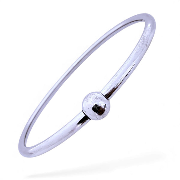 Openable Ball Kada – 925 Silver, 11.5g Daily Wear Bangle for Women